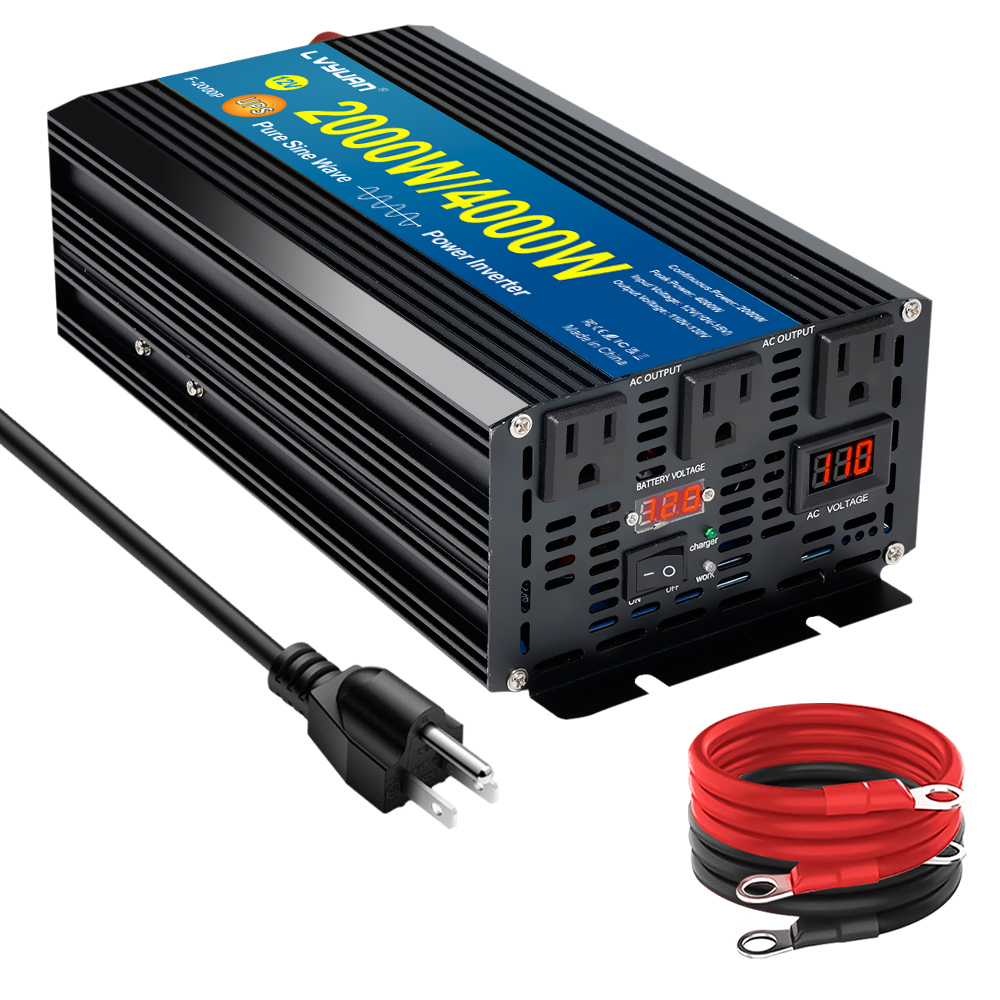 Power Supply 12V - LVYUAN 1500W Inverter with UPS Function