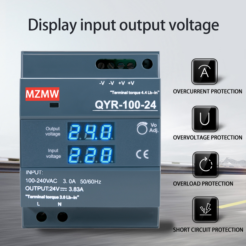 MZMW 60W 100W 150W DIN Rail Sw - Smps Power Supply review and price