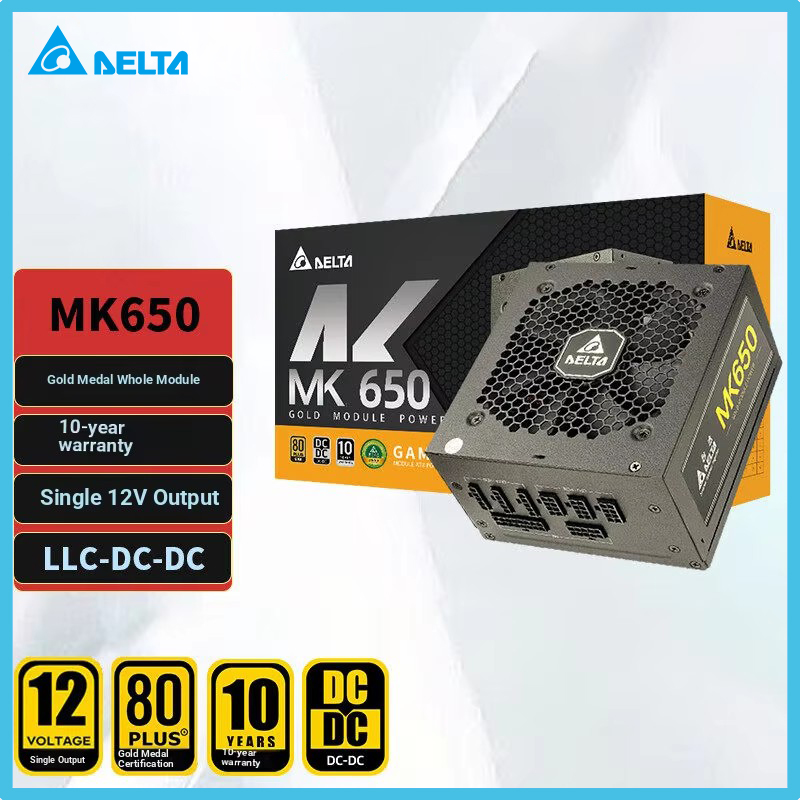 DELTA MK650 650W Rated Gold Fu - Power Supply 650W review and price