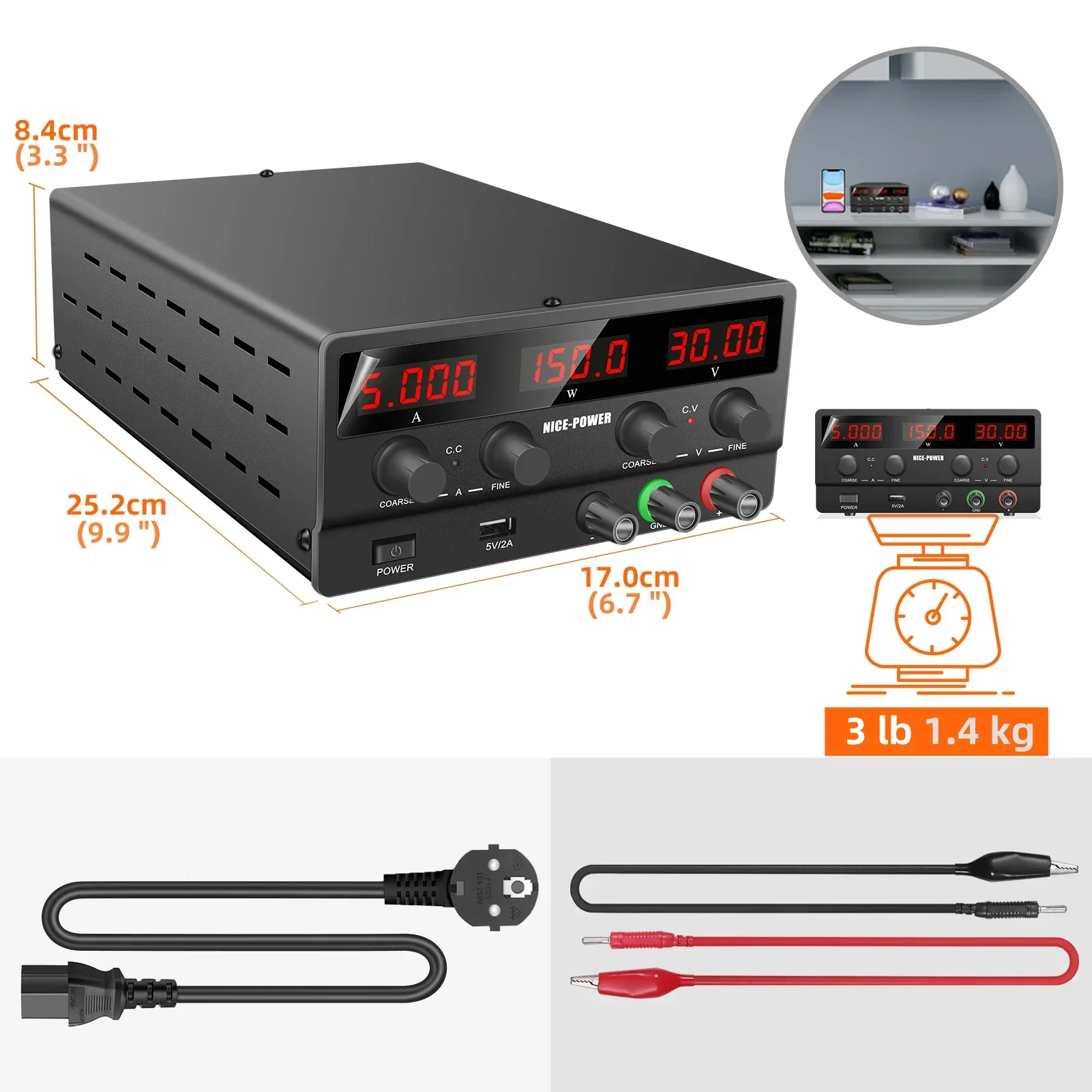 30V 5A 150W DC Power Supply NI - Smps Power Supply review and price