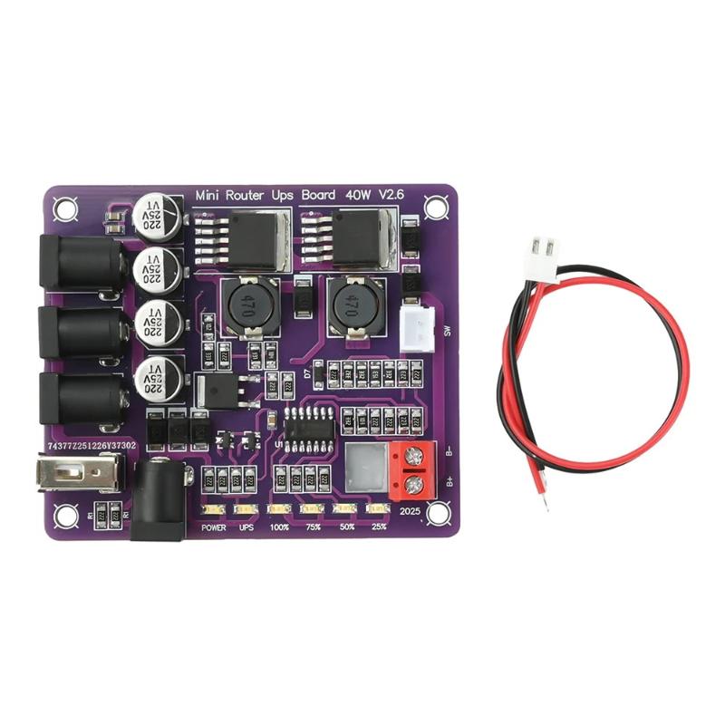 Mini Router UPS Board 40W Batt - Power Supply 12V review and price