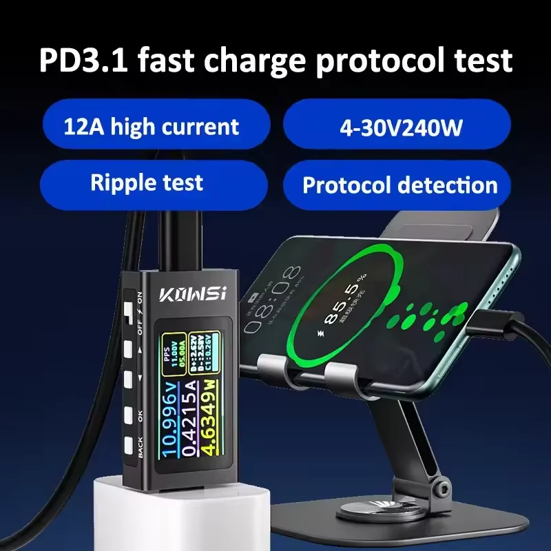 KWS-X1 Type-C Current and Volt - Power Supply Tester review and price