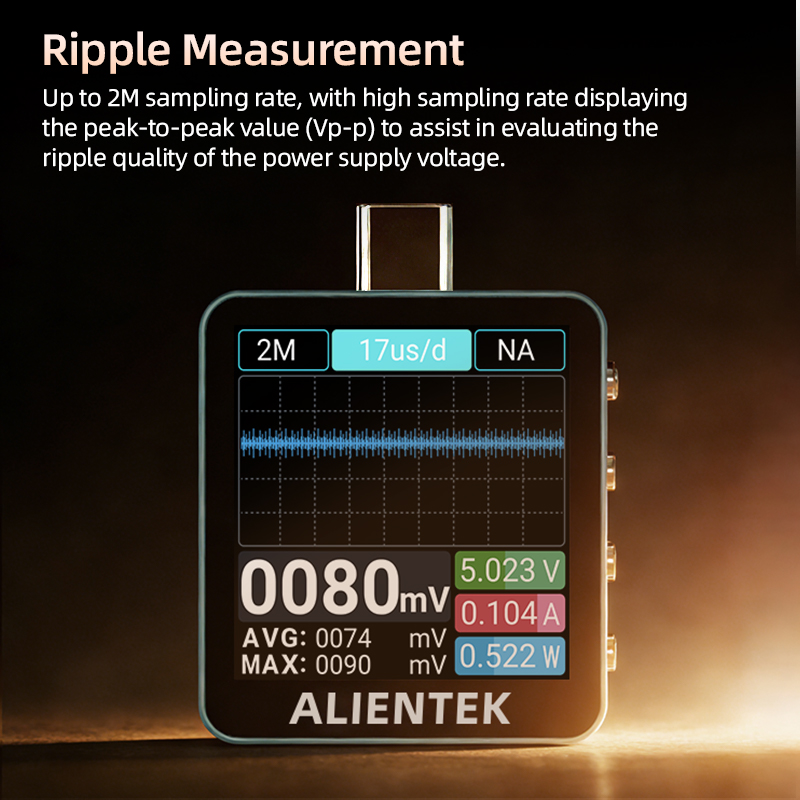 ALIENTEK C2 Type C USB Tester  - Power Supply Tester review and price