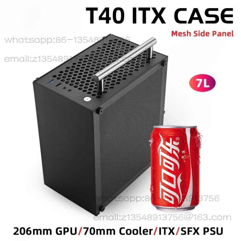 T40 Mini ITX Black Case 7L Gam - Psu Computer review and price