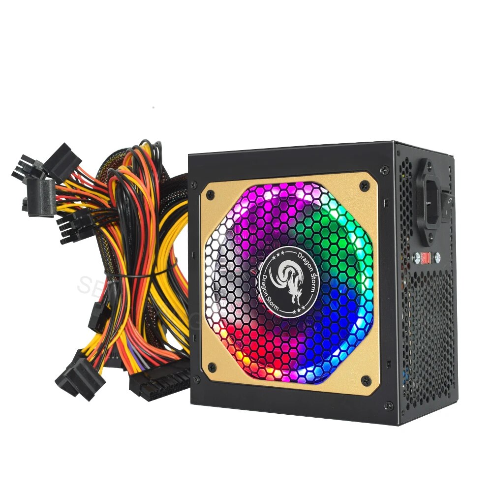 ATX 400W 600W 110-230V RGB 12V - Psu Computer review and price