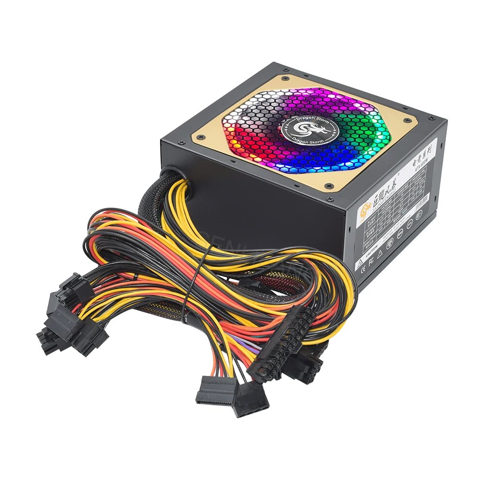 ATX 400W 600W 110-230V RGB 12V - Psu Computer review and price