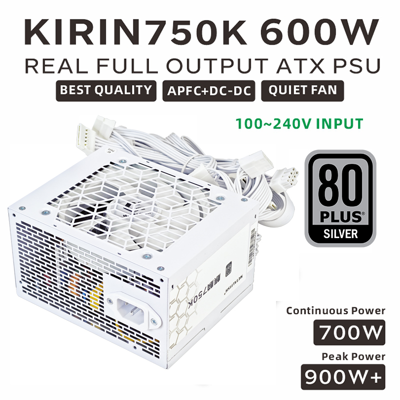 METALFISH KIRIN750K White Chas - Power Supply 750W review and price